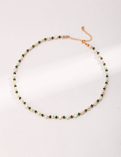 Pearl - Emerald Necklace: Combining the Softness of Pearls and the Gorgeousness of Emeralds